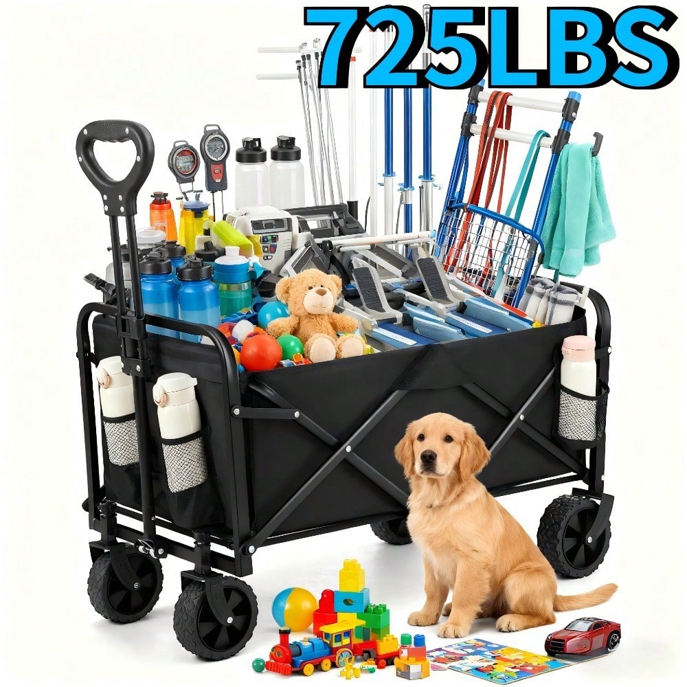 Sports Equipment Trolley - Wielofunkcyjny, praktyczny wózek transportowy z wytrzymałym