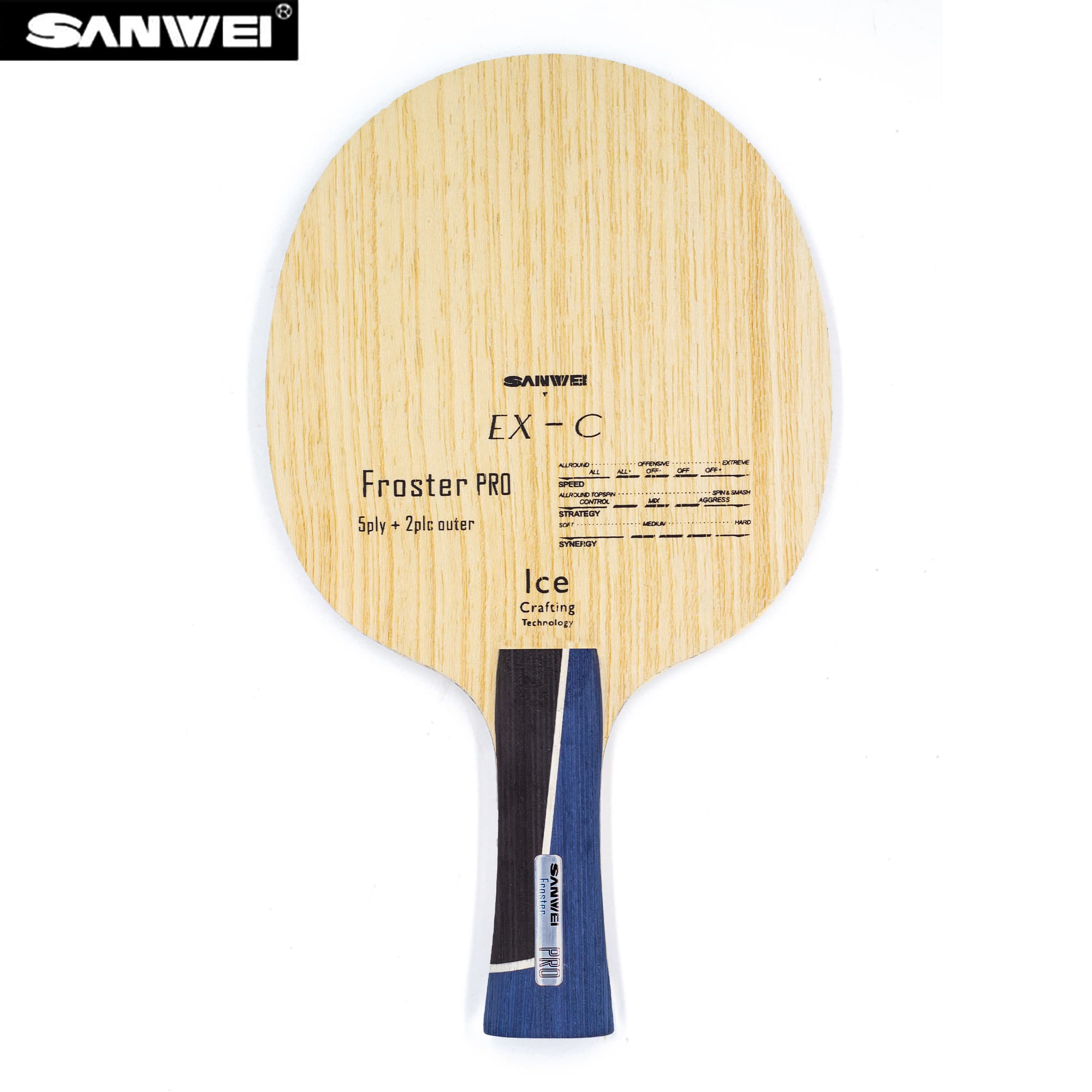 Table Tennis Paddle - Dłuto do tenisa stołowego SANWEI ALC