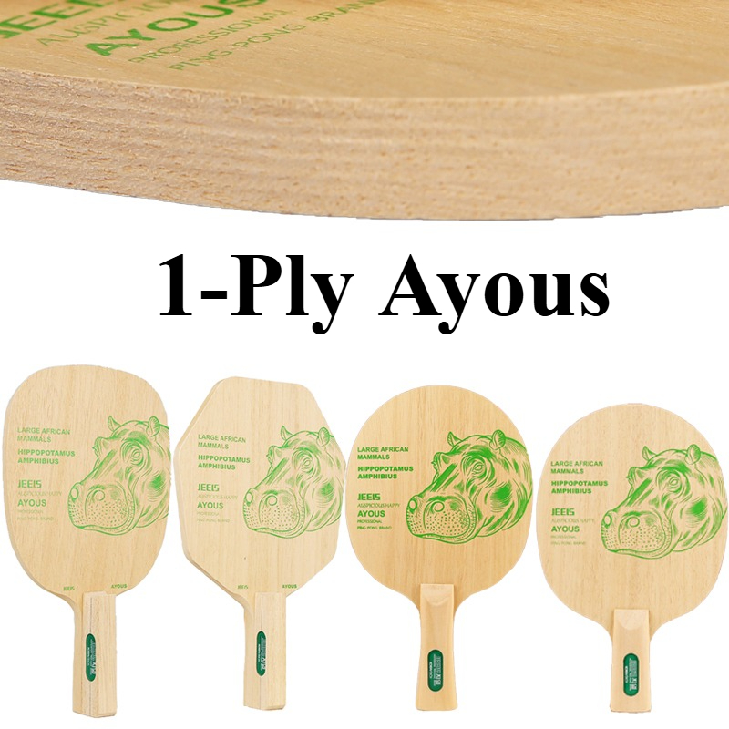 JEELS Green Hippo 1-warstwowa  – Table Tennis Paddle recenzja i cena